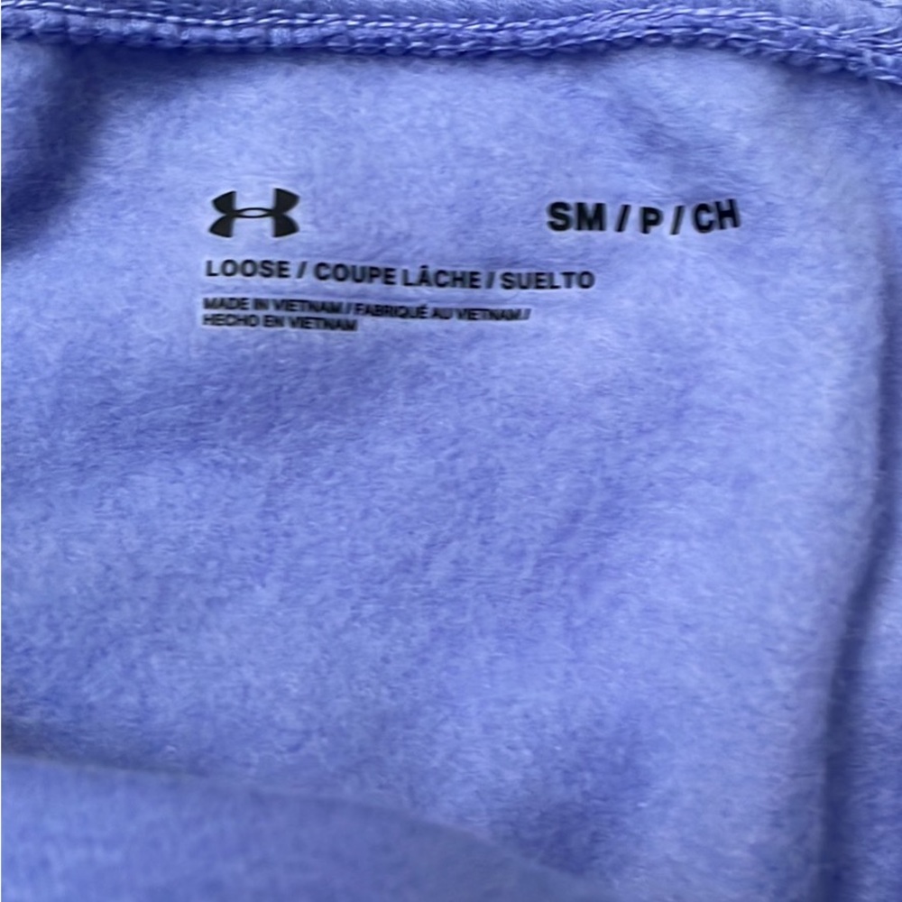 There is one small brown stain on it. They can come out